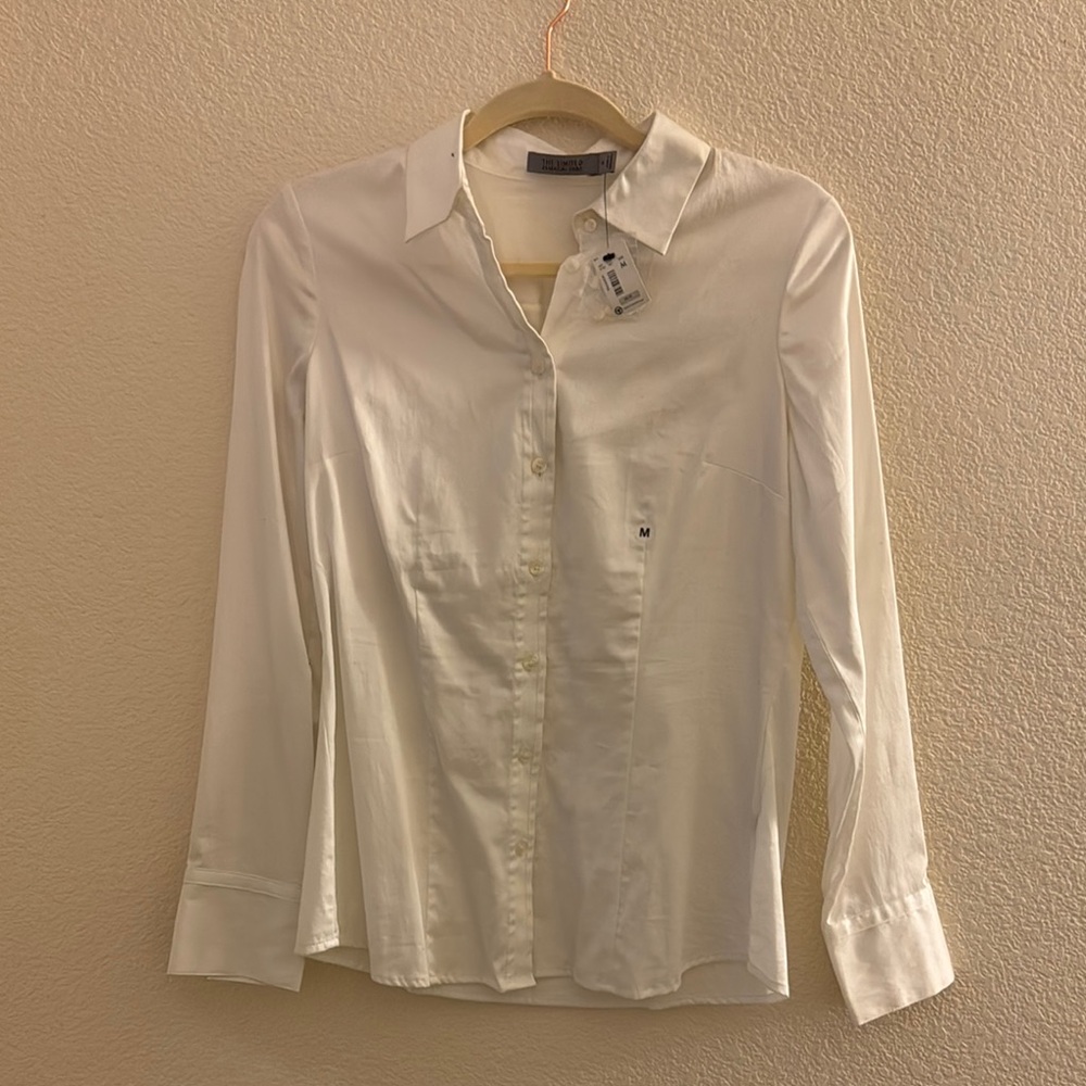 The Limited White Button-Up Shirt